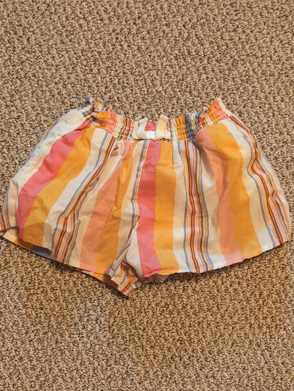 Janie and Jack Striped Elastic-Waist Shorts